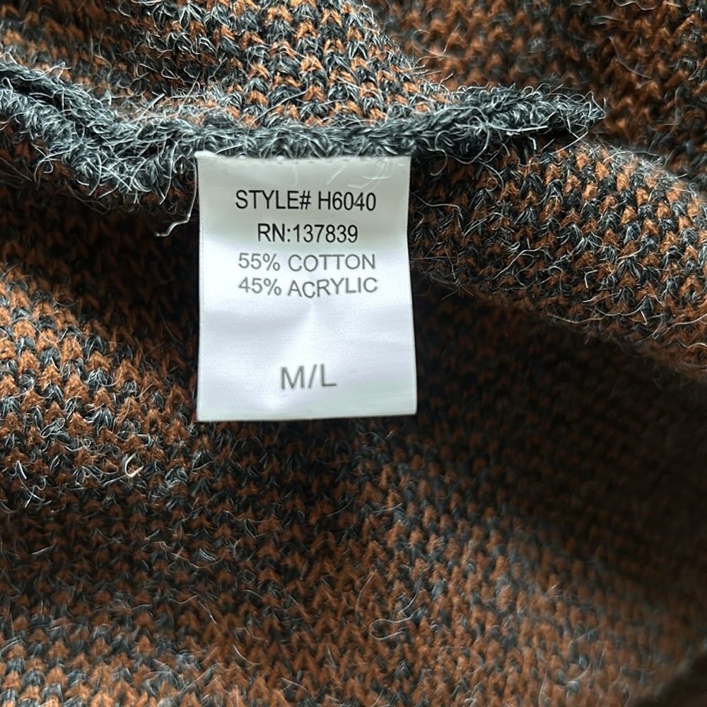 Debut Aztec Print Draped Open Front Cardigan - image 7